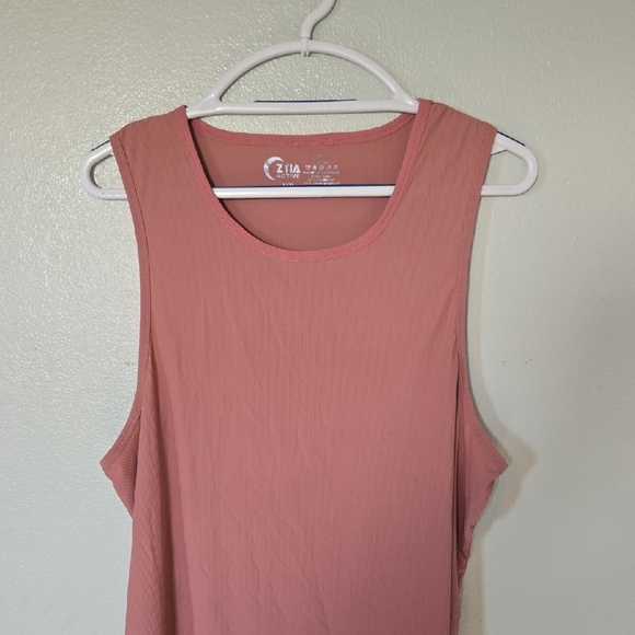 Zyia Active Tops - Zyia | Dusty Pink Silky Active Tank Top Size XXXL